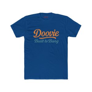 Doovie “Built to Bang” T‑Shirt — Retro Script Graphic Tee